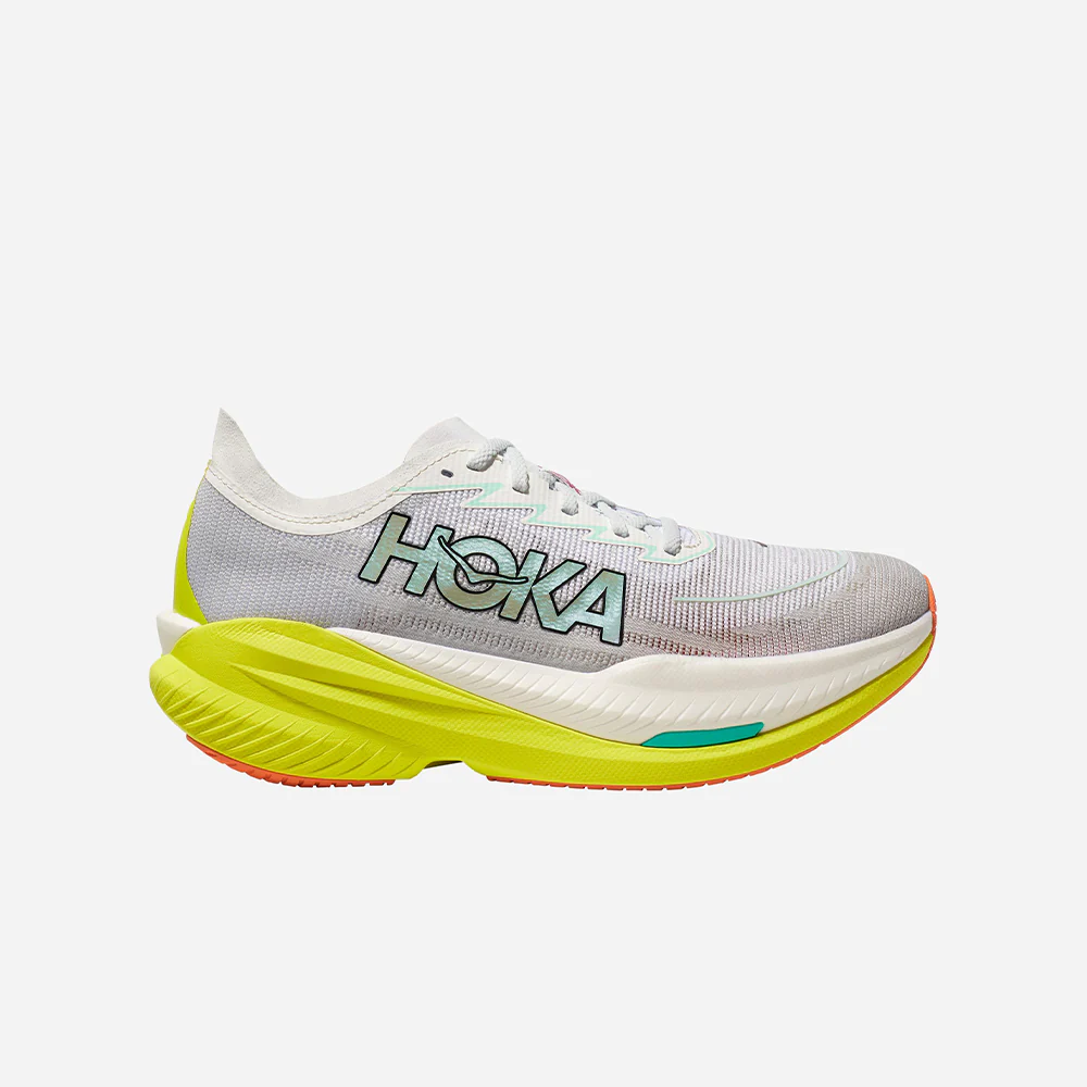 Giày Chạy Bộ Nam Hoka Mach X 2 - Trắng